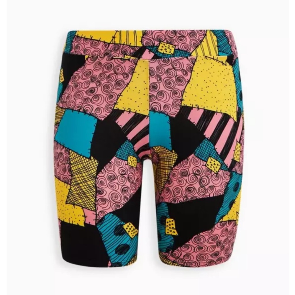 Torrid Disney Sally Night before Christmas Bike Shorts - Multi color Patch print